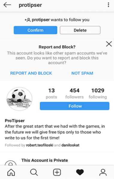 how to report an instagram profile