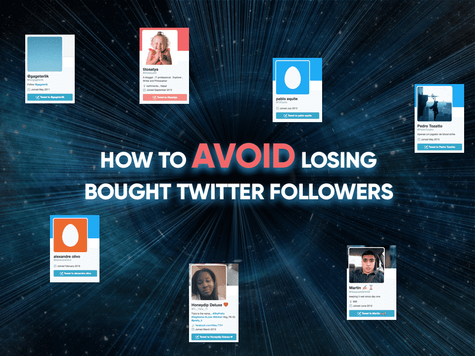 How to Avoid Losing Bought Twitter Followers BFG