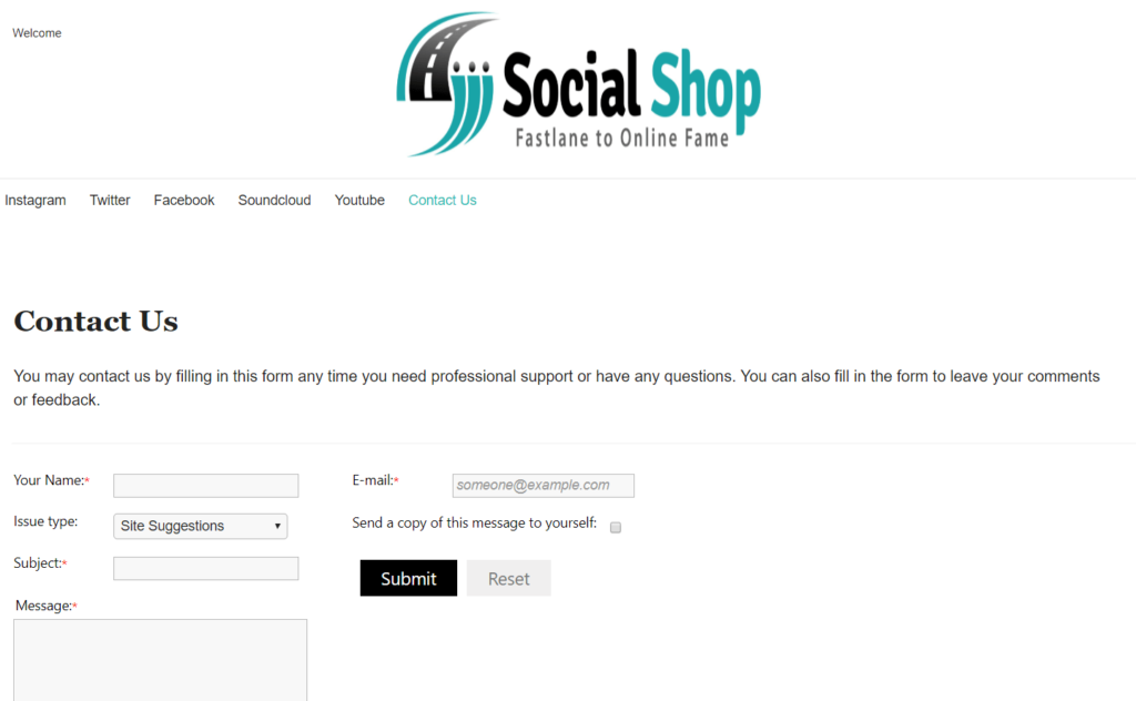 SocialShop Contact Page (1)